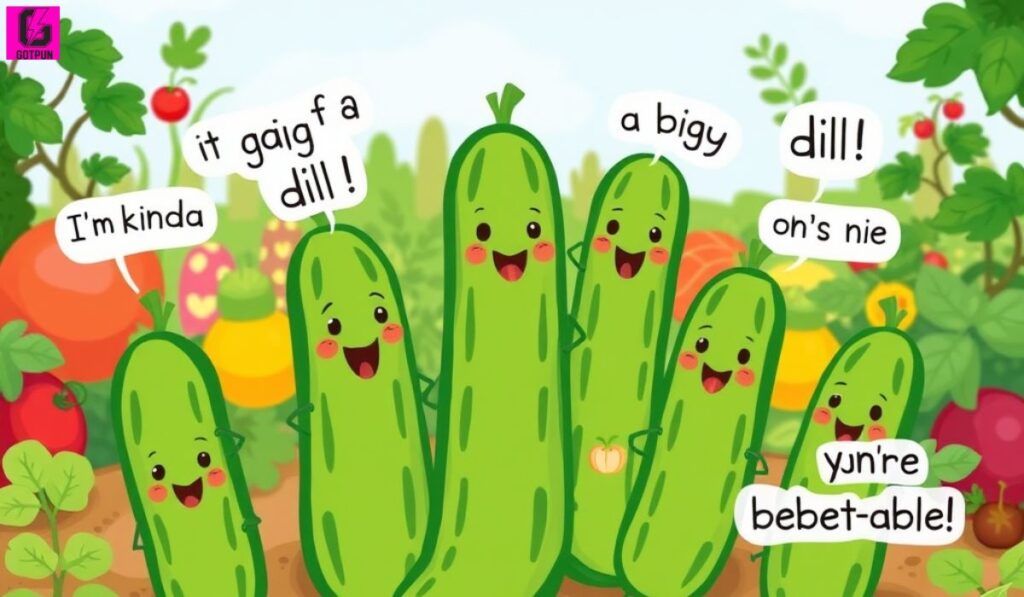 Cucumber pun one-liners