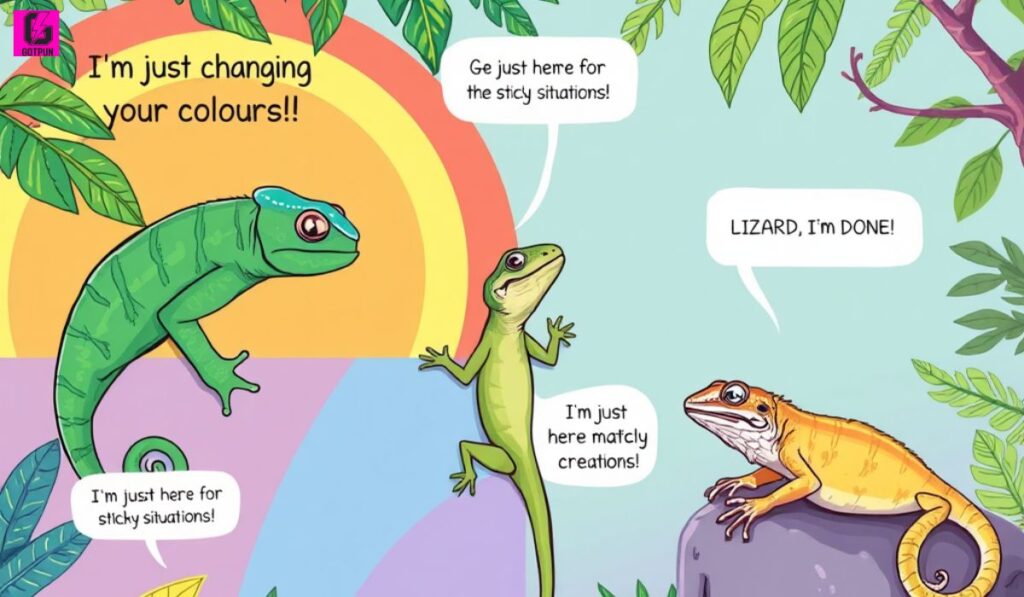 Lizard puns one-liners
