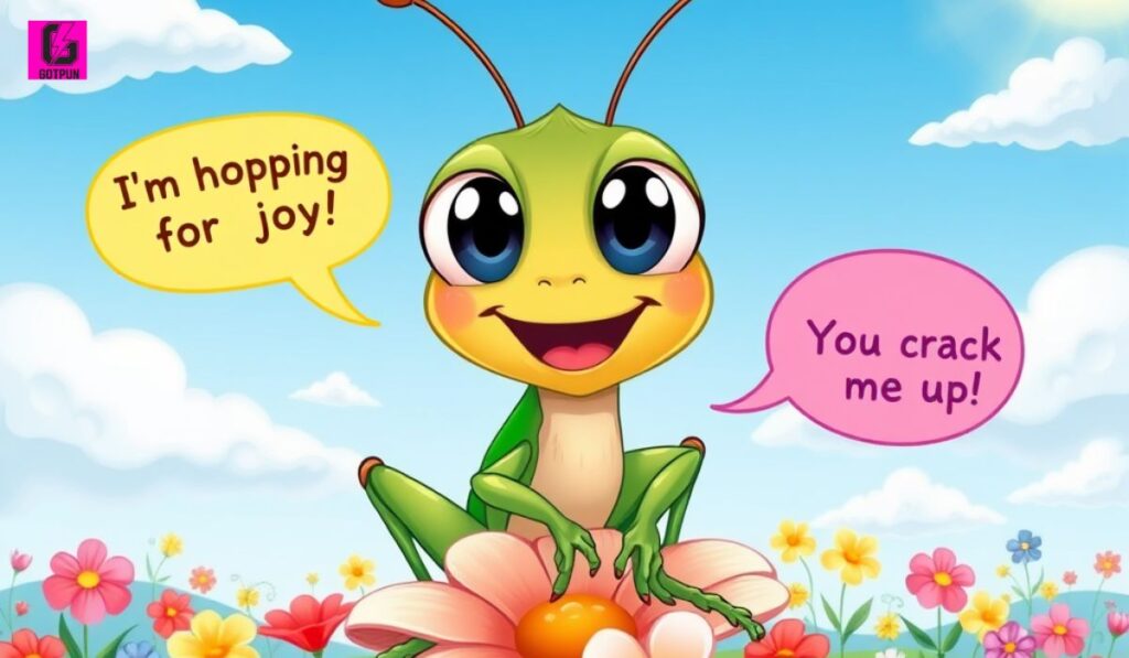 Cute Grasshopper Puns