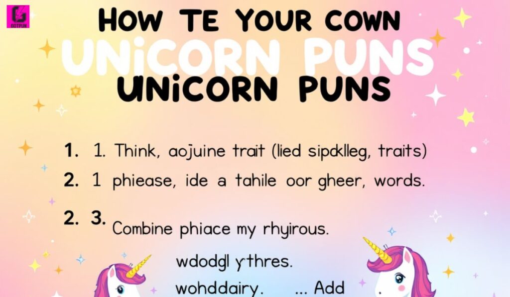 How to Create Your Own Unicorn Puns?