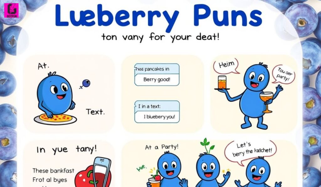 How to Use Blueberry Puns?